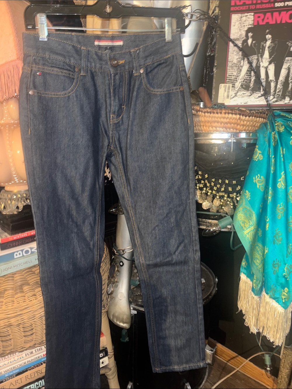 Tommy Hilfiger Dark Indigo Jeans with Contrast Stitching